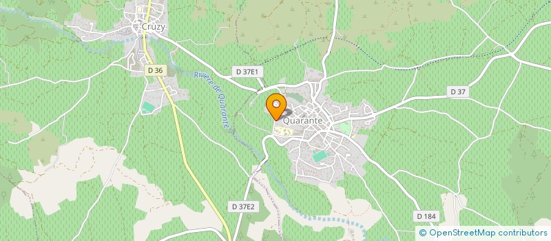 localisation de l'entreprise SCI VLP  QUARANTE