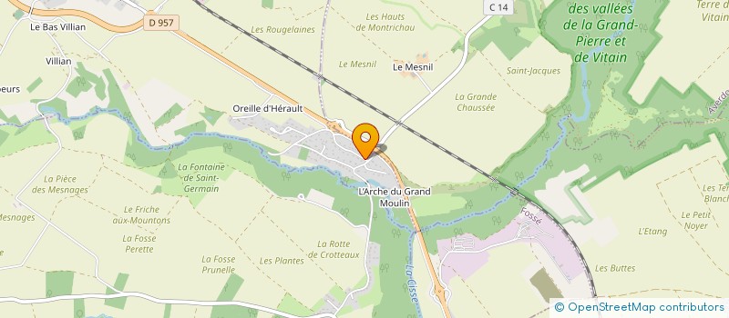 localisation de l'entreprise SCI VLP INVESTISSEMENT  LA CHAPELLE-VENDOMOISE