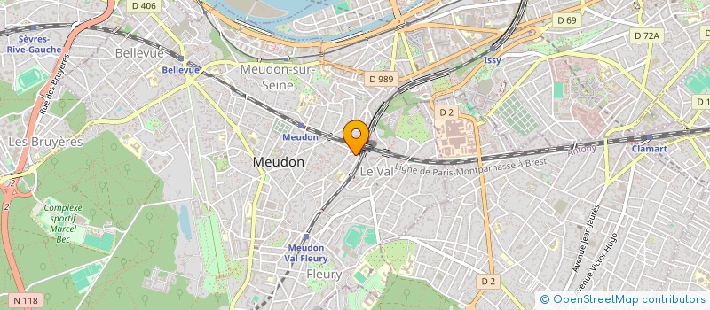 localisation de l'entreprise SCI VLSC à MEUDON