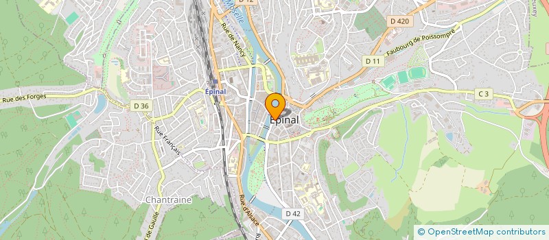 localisation de l'entreprise SCI VLV à EPINAL