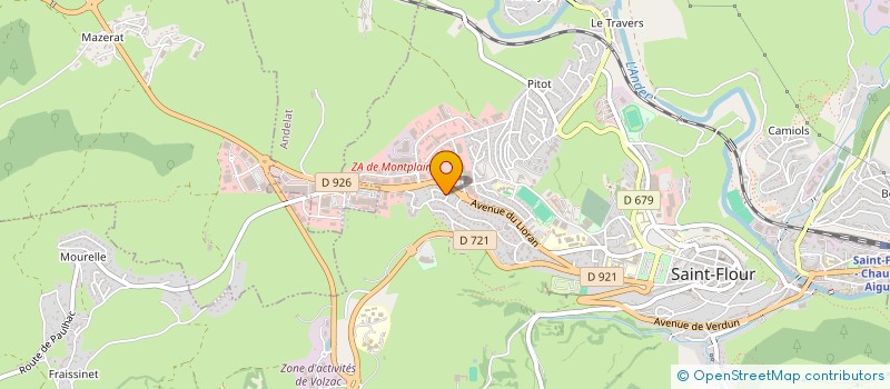 localisation de l'entreprise SCI VM 15 à SAINT-FLOUR