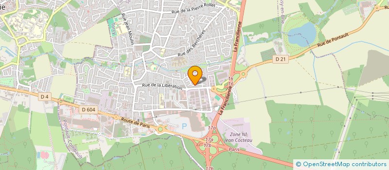 localisation de l'entreprise SCI VM à PONTAULT-COMBAULT