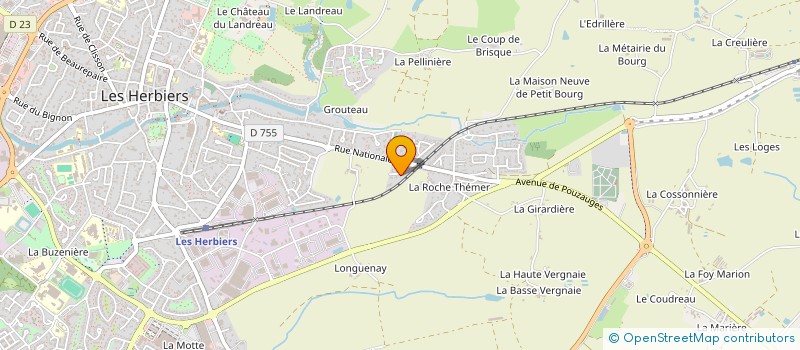 localisation de l'entreprise SCI VM & CM à LES HERBIERS