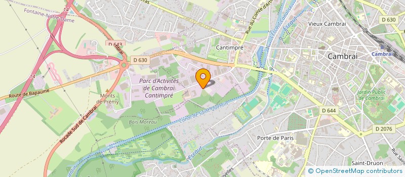 localisation de l'entreprise SCI VM ENERGIE  CAMBRAI