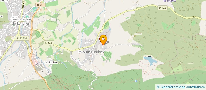 localisation de l'entreprise SCI VM & FA  MAS-DE-LONDRES