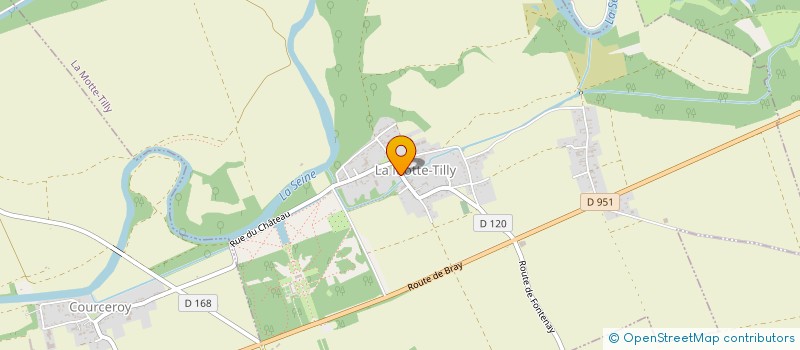 localisation de l'entreprise SCI VM LES SAULES  LA MOTTE-TILLY