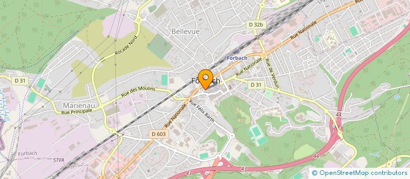 localisation de l'entreprise SCI VM PETRI  FOLKLING