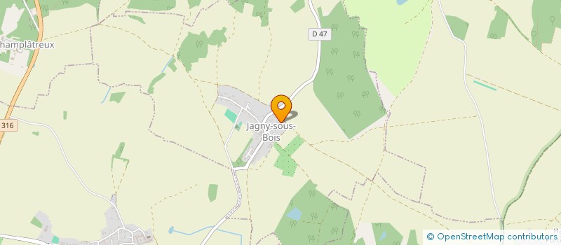 localisation de l'entreprise SCI VM13  JAGNY-SOUS-BOIS