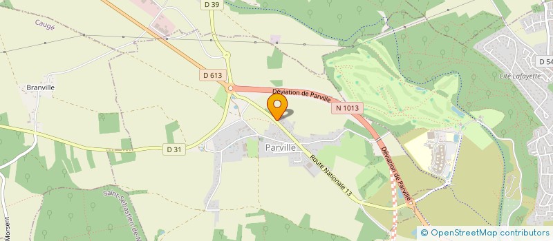 localisation de l'entreprise SCI VMA  PARVILLE