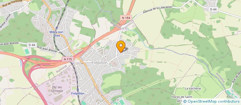 localisation de l'entreprise SCI VMB  FREPILLON