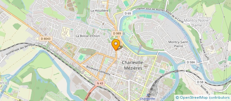 localisation de l'entreprise SCI VMC à CHARLEVILLE-MEZIERES