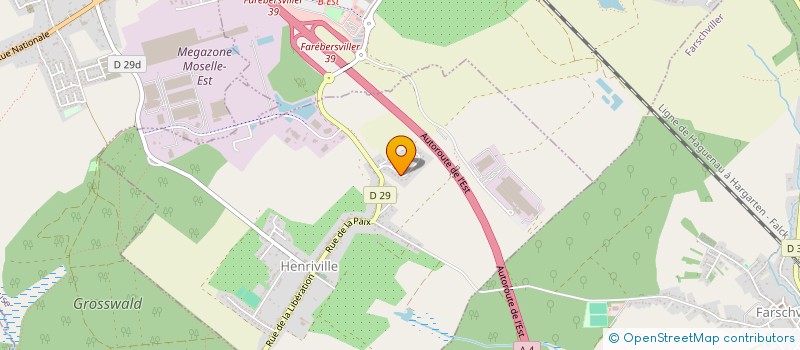 localisation de l'entreprise SCI VMD  HENRIVILLE