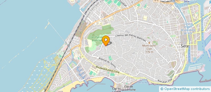 localisation de l'entreprise SCI VMD SETE  SETE