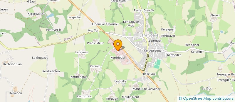 localisation de l'entreprise SCI VME  MILIZAC-GUIPRONVEL