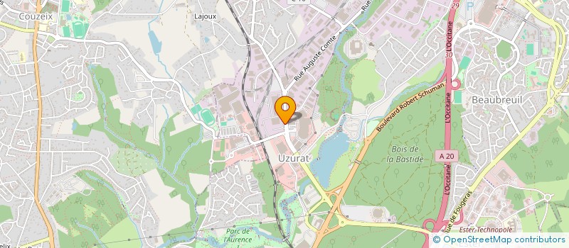 localisation de l'entreprise SCI VMG à LIMOGES