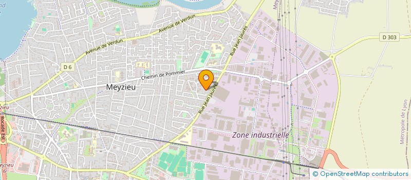 localisation de l'entreprise SCI VMH-GONCOURT  MEYZIEU