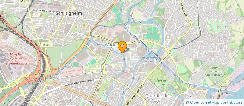 localisation de l'entreprise SCI VMI  STRASBOURG