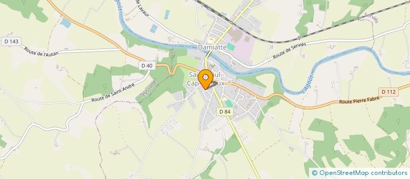 localisation de l'entreprise SCI VMK  SAINT-PAUL-CAP-DE-JOUX