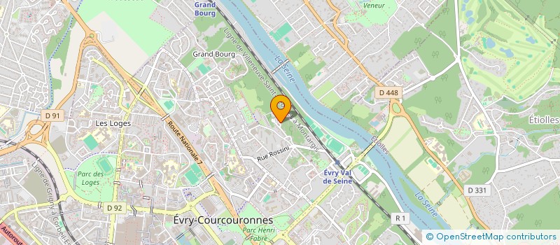 localisation de l'entreprise SCI VML à EVRY-COURCOURONNES
