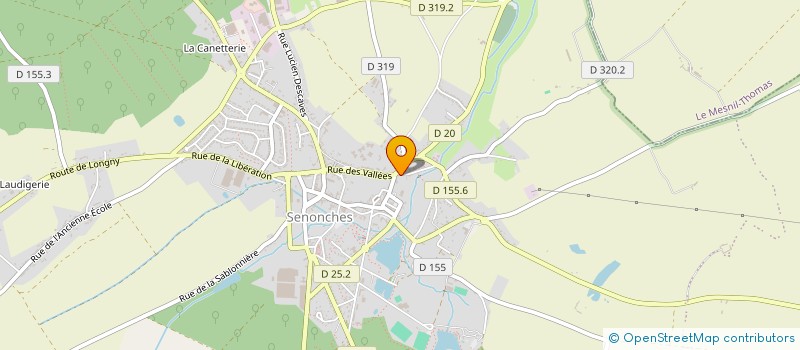 localisation de l'entreprise SCI VMN à SENONCHES