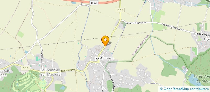 localisation de l'entreprise SCI VMO  JOUARS-PONTCHARTRAIN