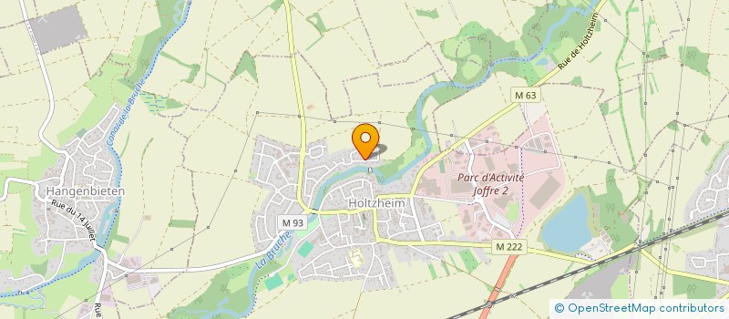 localisation de l'entreprise SCI VMSI  HOLTZHEIM