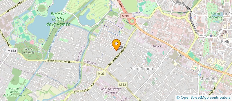 localisation de l'entreprise SCI VMT à TOULOUSE