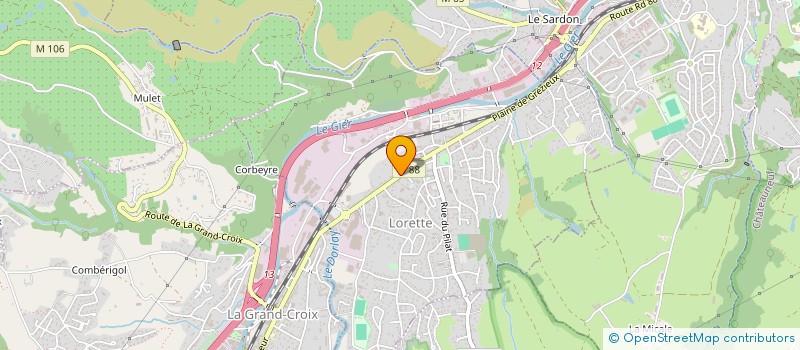 localisation de l'entreprise SCI VN2M  LORETTE