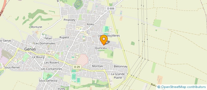 localisation de l'entreprise SCI VNA LYON 6  GENAS