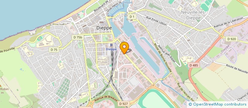 localisation de l'entreprise SCI VND  DIEPPE