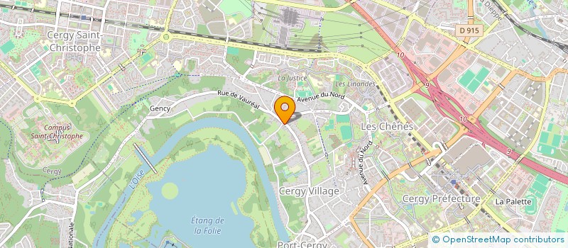 localisation de l'entreprise SCI VNI  CERGY