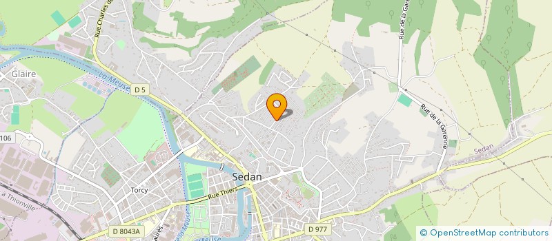 localisation de l'entreprise SCI VNJ  SEDAN