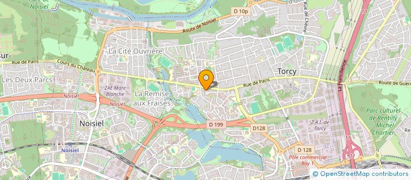 localisation de l'entreprise SCI VNK  TORCY