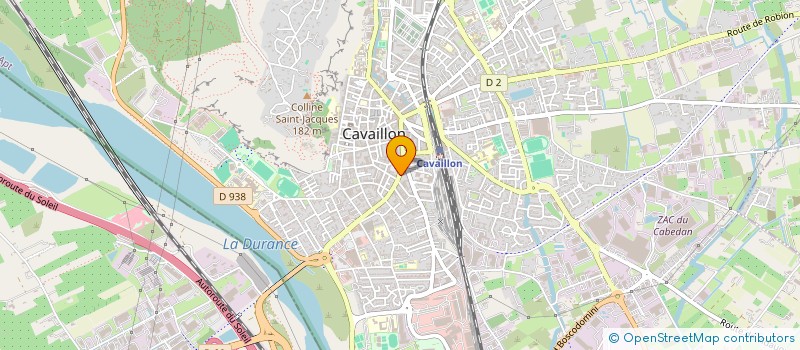 localisation de l'entreprise SCI VOAL  CAVAILLON