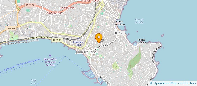 localisation de l'entreprise SCI VOARINO à ANTIBES