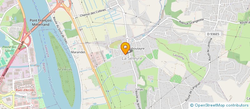 localisation de l'entreprise SCI VOCA  BOULIAC