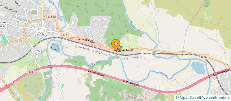 localisation de l'entreprise SCI VOCIMMO  LE MUY