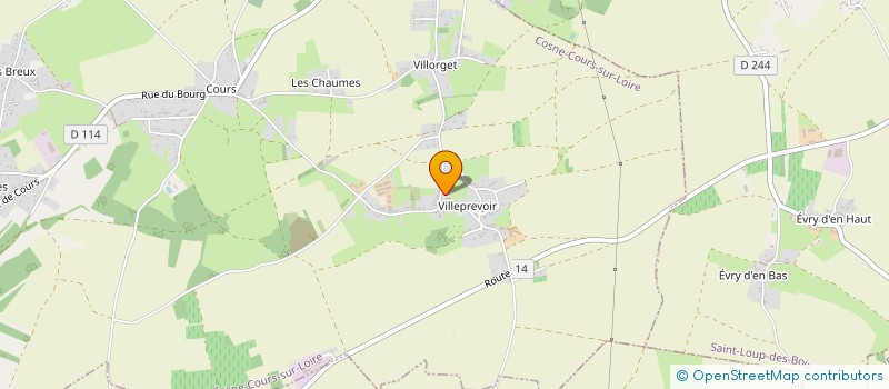 localisation de l'entreprise SCI VOD à COSNE-COURS-SUR-LOIRE
