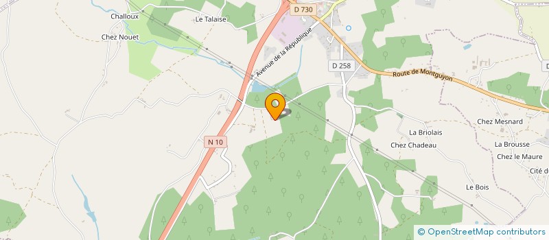 localisation de l'entreprise SCI VODOLAZSKA-BRUNET  CHATENET