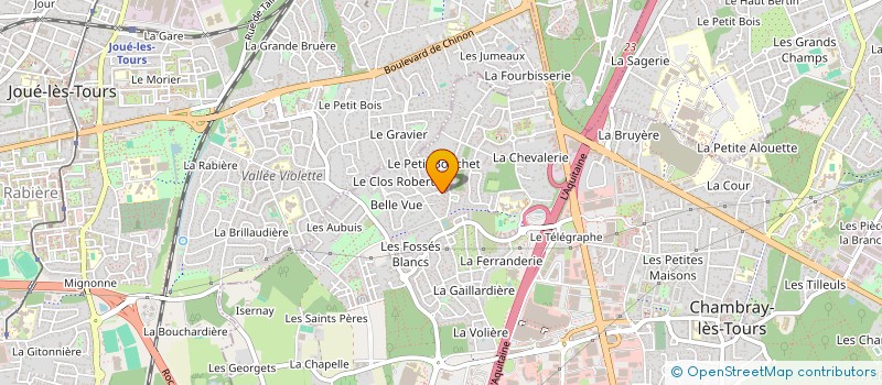 localisation de l'entreprise SCI VOG  CHAMBRAY-LES-TOURS