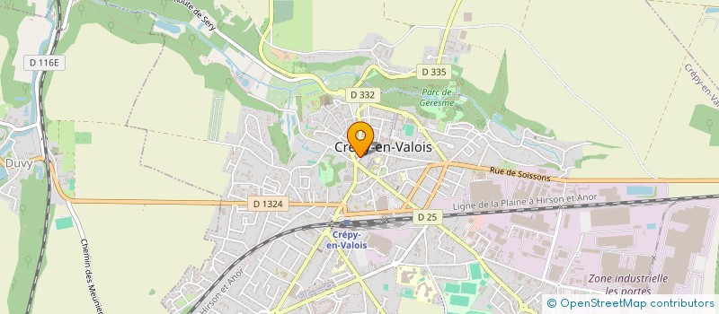 localisation de l'entreprise SCI VOGA  CREPY-EN-VALOIS