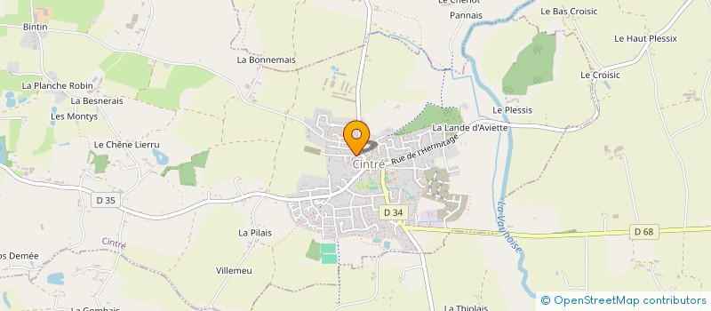 localisation de l'entreprise SCI VOGAN  CINTRE