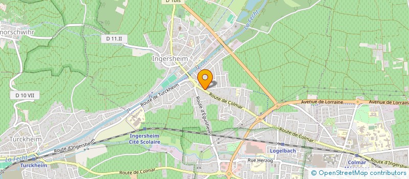 localisation de l'entreprise SCI VOGEL  INGERSHEIM