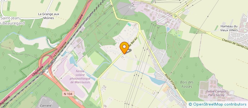 localisation de l'entreprise SCI VOGEL  MARCOUSSIS