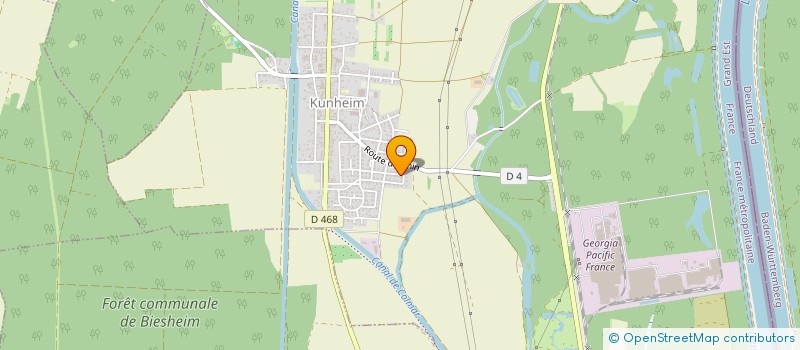 localisation de l'entreprise SCI VOGEL  BALTZENHEIM