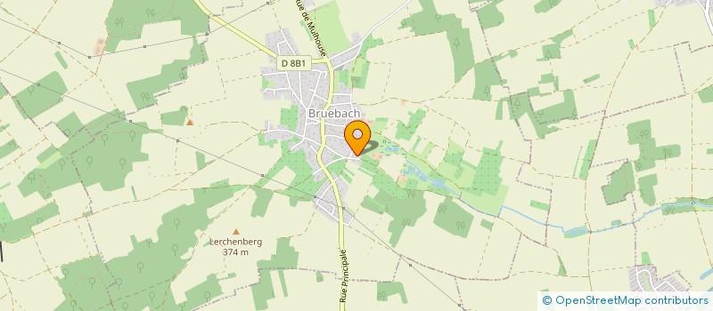 localisation de l'entreprise SCI VOGELBACH  BRUEBACH