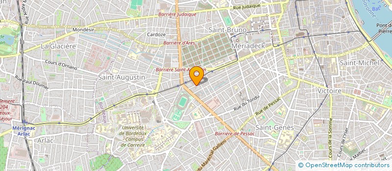 localisation de l'entreprise SCI VOHA  BORDEAUX