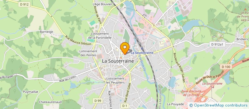 localisation de l'entreprise SCI VOHEMAR  LA SOUTERRAINE