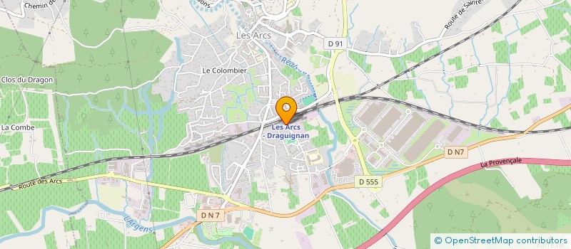 localisation de l'entreprise SCI VOIE D OR  LES ARCS