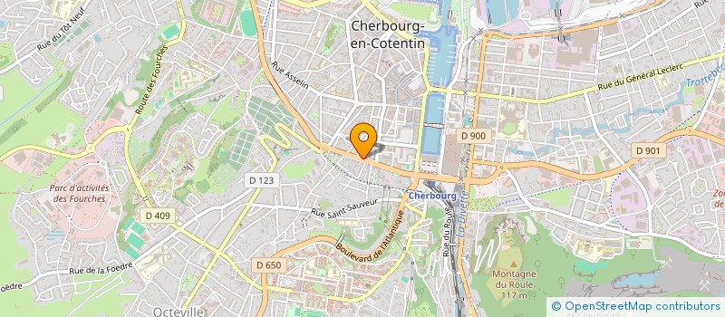 localisation de l'entreprise SCI VOIE EST à CHERBOURG-EN-COTENTIN